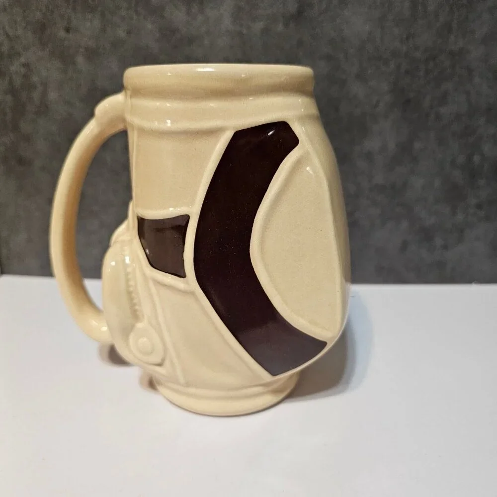 Vintage GOLF BAG Ceramic Beer Stein Coffee Mug Pencil Holder Approx. 16 oz